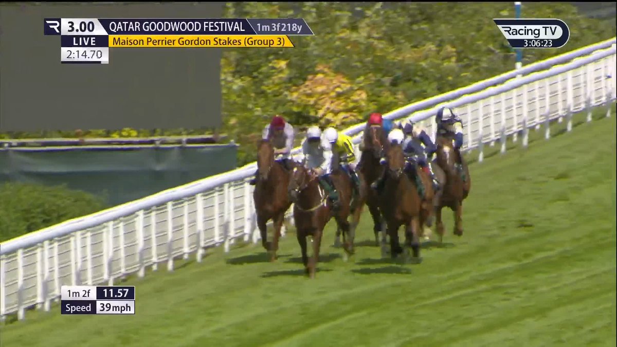 A one-two for 🇮🇪 in the Gordon Stakes 🥇🥈 Two good horses, but Enceladus remains unbeaten for the season. Joseph O'Brien | Dylan Browne Mc Mon