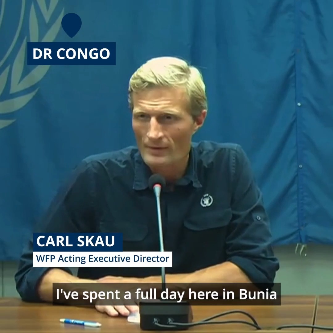 📍#DRCongo: "People here are exhausted." After years of conflict, displacement and hunger, communities in eastern DRC are now facing the fastest-growing Ebola outbreak on record. WFP Acting Carl Skau explains why containing Ebola requires more than healthcare alone — it also requires food assistance, resources and sustained support.