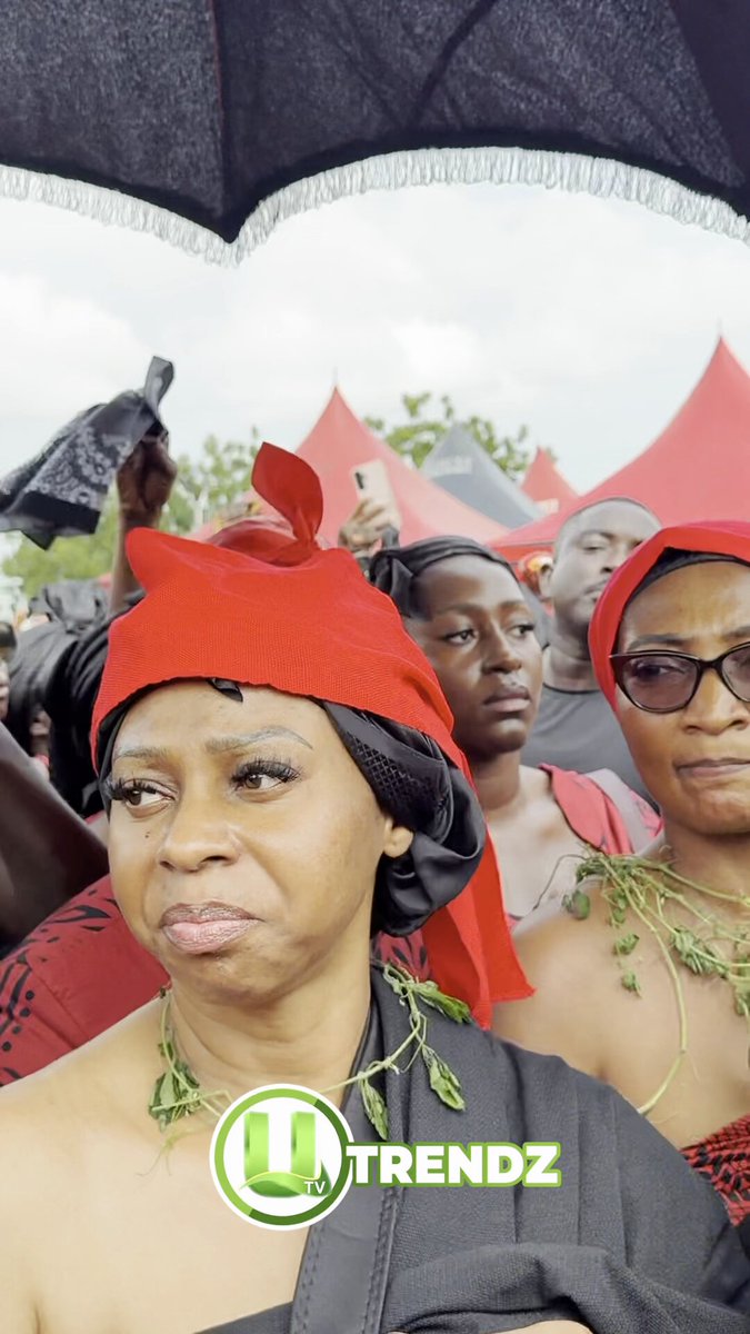 Sarah Adwoa Safo has arrived at Gomoa Mpota for the funeral of her late father, Apostle Kwadwo Safo Kantanka, despite an ongoing court injunction relating to the burial. #UTVGhana