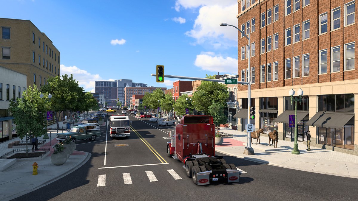 Welcome to Sioux Falls, South Dakota's largest city! 🌊 Discover the iconic Falls Park, vibrant downtown, key industries, and more in our upcoming South Dakota DLC for American Truck Simulator. 🚛🇺🇸 See more previews at: