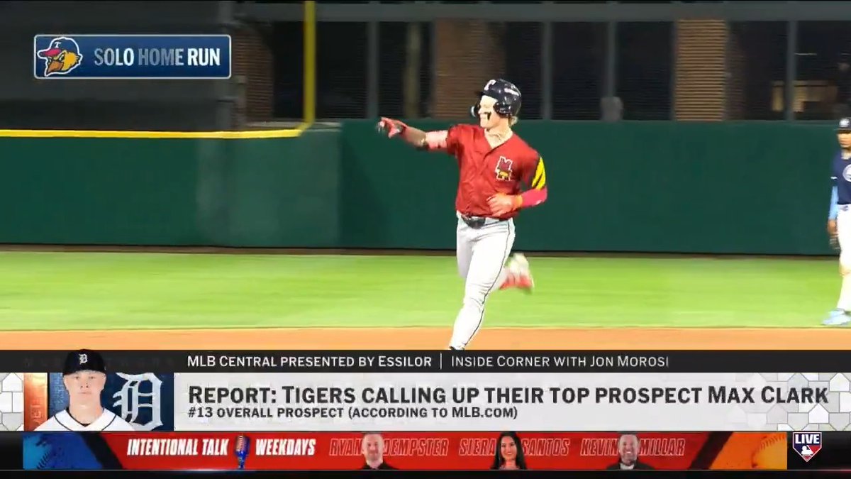 "He has a chance to be a catalyst for a team that needs it." Jon Morosi discusses the Tigers reportedly calling up No. 13 overall prospect Max Clark! 👏