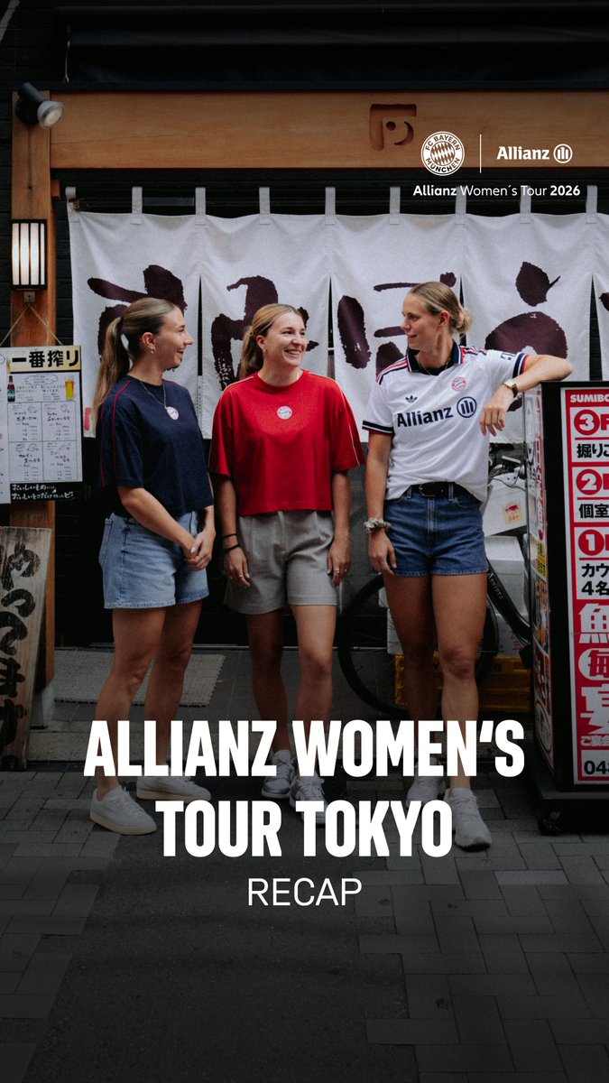 Allianz Women’s Tour 2026 in Tokio: Kultur, Training, Testspiel, Sightseeing – mit unserem großen Tour-Recap könnt ihr die Erlebnisse der FC Bayern Frauen in Japan hautnah miterleben. 🇯🇵 Zum Video in voller Länge: