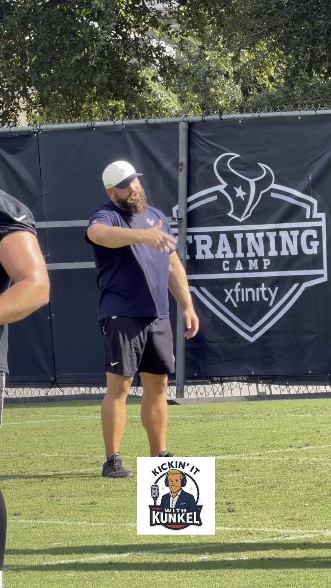 Texans Offensive Line Coach Cole Popovich making sure the drill is done RIGHT before moving on. Houston’s offensive line MUST be better this season. (Strong language)