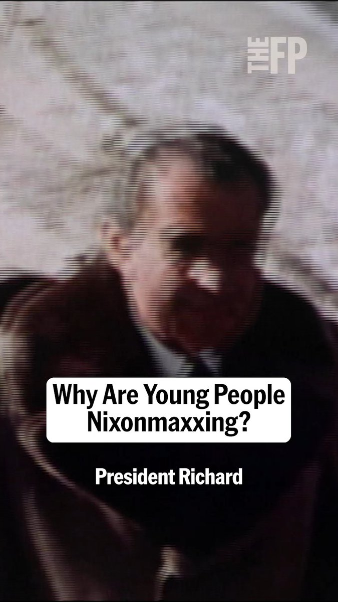 Get in, boys. We're Nixonmaxxing. Why is Gen Z suddenly obsessed with our 37th president—the man who resigned in disgrace over Watergate? Mostly, it's a vibe. Will Rahn breaks down the Nixon fascination that's become this summer's biggest trend. Read his piece here: