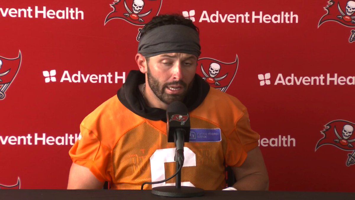 "To feel disrespected a little bit, and that's really the disappointing part." Bucs QB Baker Mayfield's full statement on not having a new contract heading into training camp ⬇️