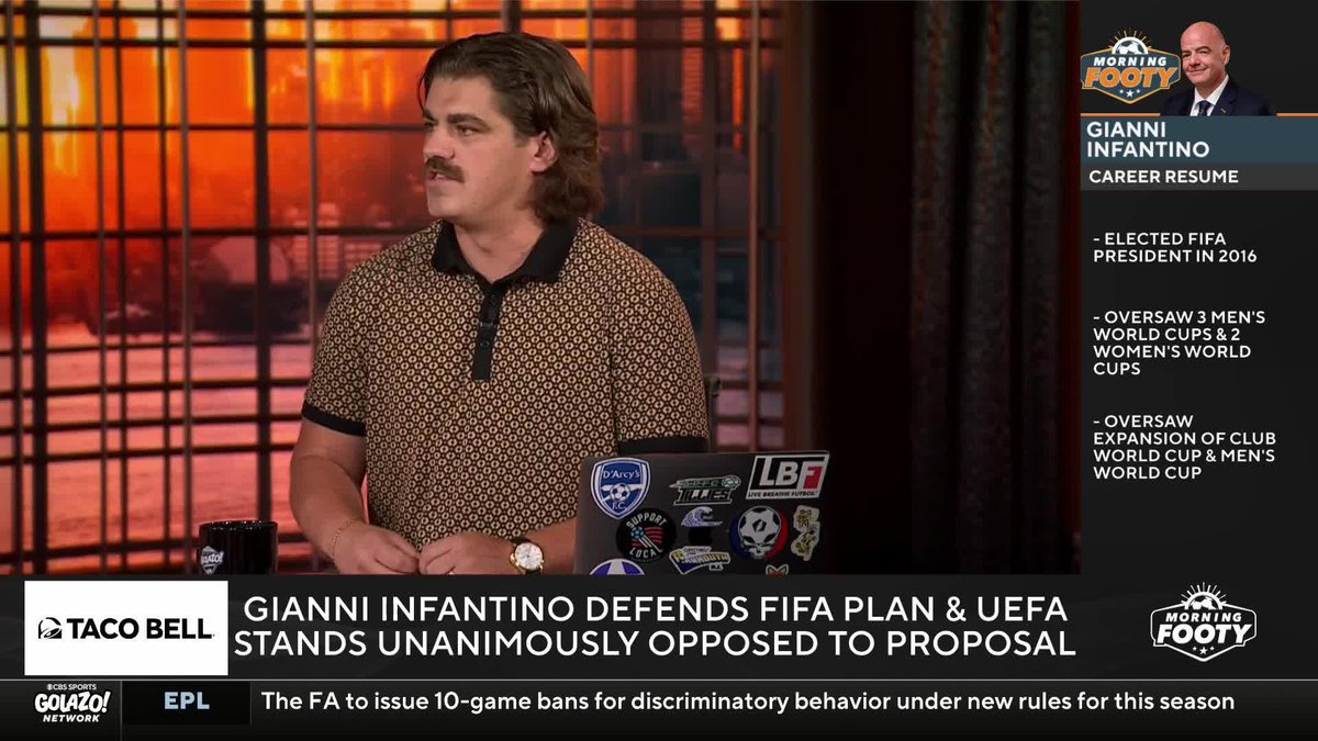 "Well done by UEFA for stepping up." @TomBogert and @NicoCantor1 react to the news that UEFA will boycott the men's and women's World Cup in protest of the FIFA Forward Enterprise plan 🗣️