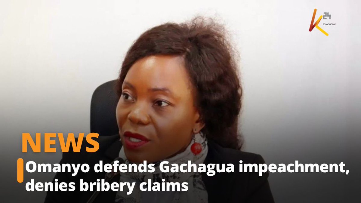 Omanyo defends Gachagua impeachment, denies bribery claims