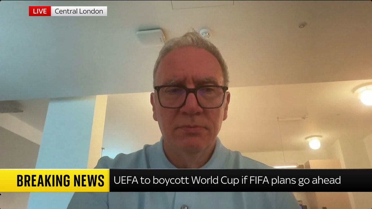 "It would certainly lose a lot of its own credibility if we were to have such a split." Sports finance expert Kieran Maguire analyses the potential of a split in football if UEFA nations were to boycott the World Cup. 📺 Sky 501, Virgin 602
