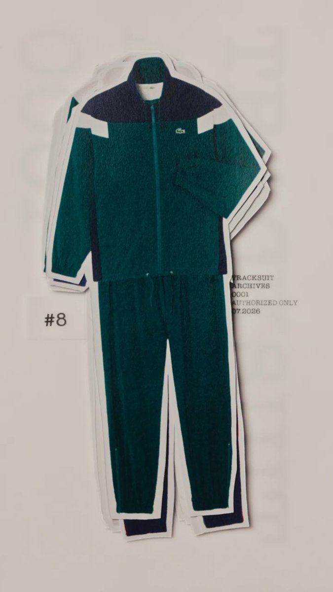 The People's Choice Every vote enters you for a chance to win an exclusive re-issue tracksuit from the Lacoste x Patta Collaboration 🤫 Vote here: