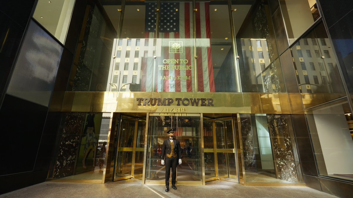 A step inside Trump Tower NY 🇺🇸