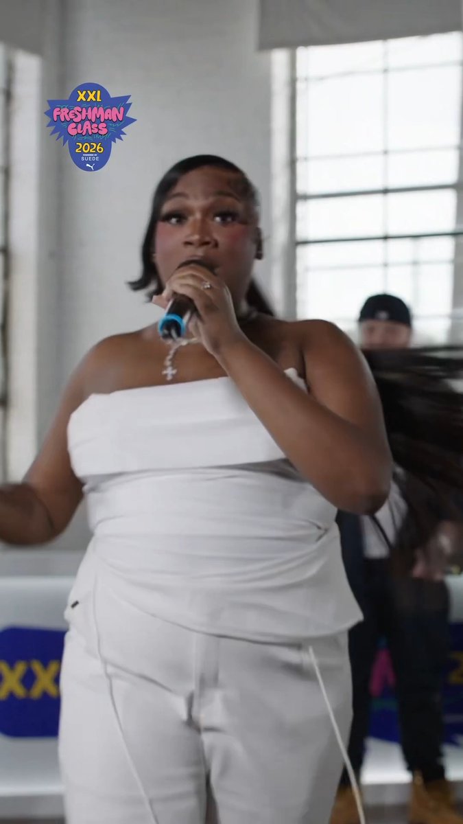 YKNIECE brings undeniable energy in her 2026 XXL Freshman Cypher verse. 🗣️ Watch full cypher: ⬇️ Powered by PUMA