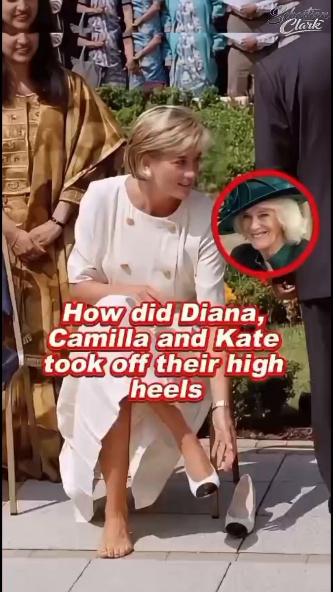 👠 Why Did Diana, Camilla &amp; Kate Remove Their Heels? A simple shoe change revealed a practical royal habit. Comfort often comes first after official duties—but elegance never leaves. 👑✨
