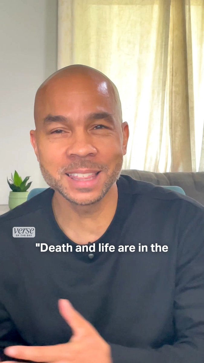 "The tongue has the power of life and death, and those who love it will eat its fruit." — Proverbs 18:21 NIV Catch the full video in the Bible App today!