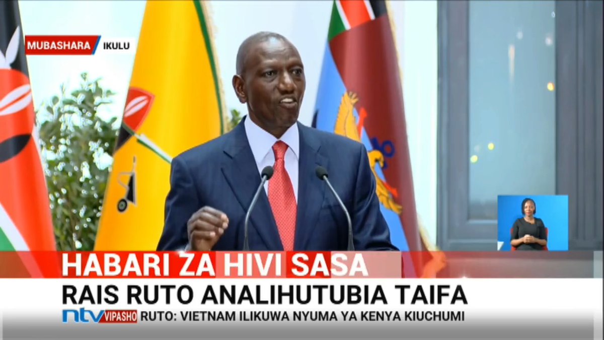 President Ruto: The next great wave of economic transformation will be Africa. Our continent is the home to the world's youngest and fastest-growing population, abundant arable land... By 2050, one in every four people on earth will be African. #NTVJioni