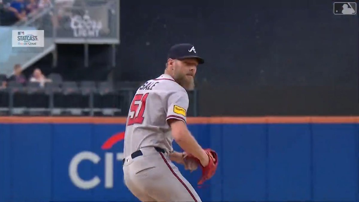 Chris Sale continues to frustrate hitters with his fastball 💪 (MLB x @GoogleCloud)