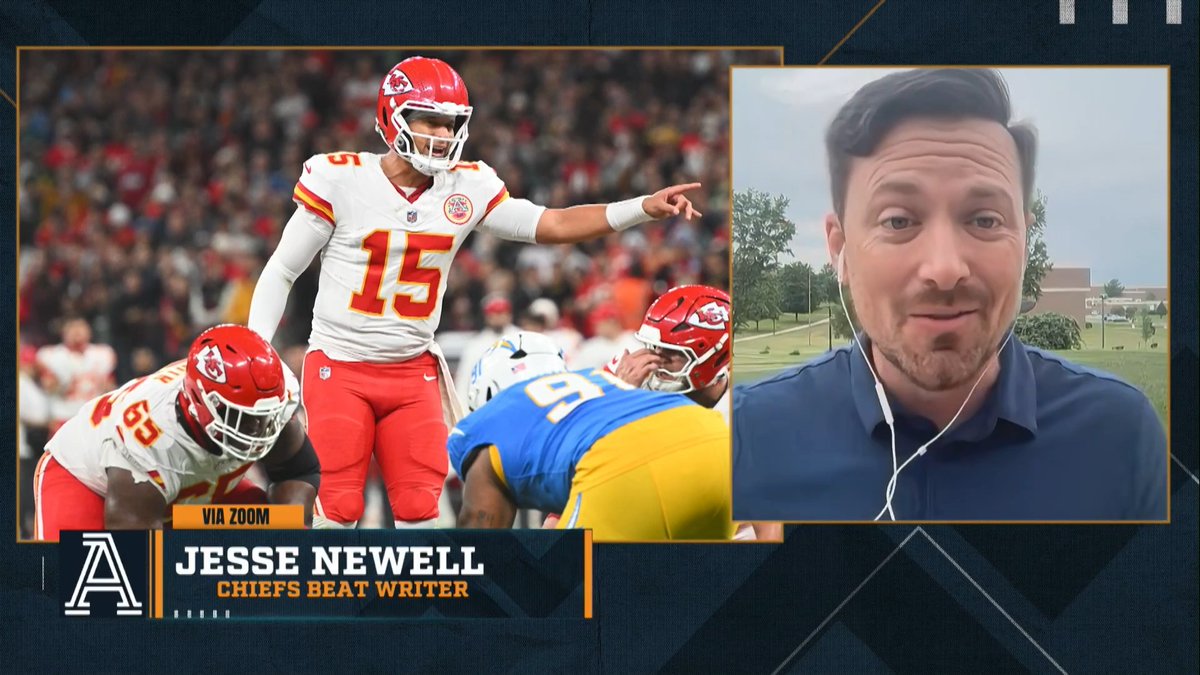 "I think he's making a concerted effort this year to go, 'I know I can't be Superman every play, I've got to let the offense work for me.'" – Jesse Newell on Patrick Mahomes