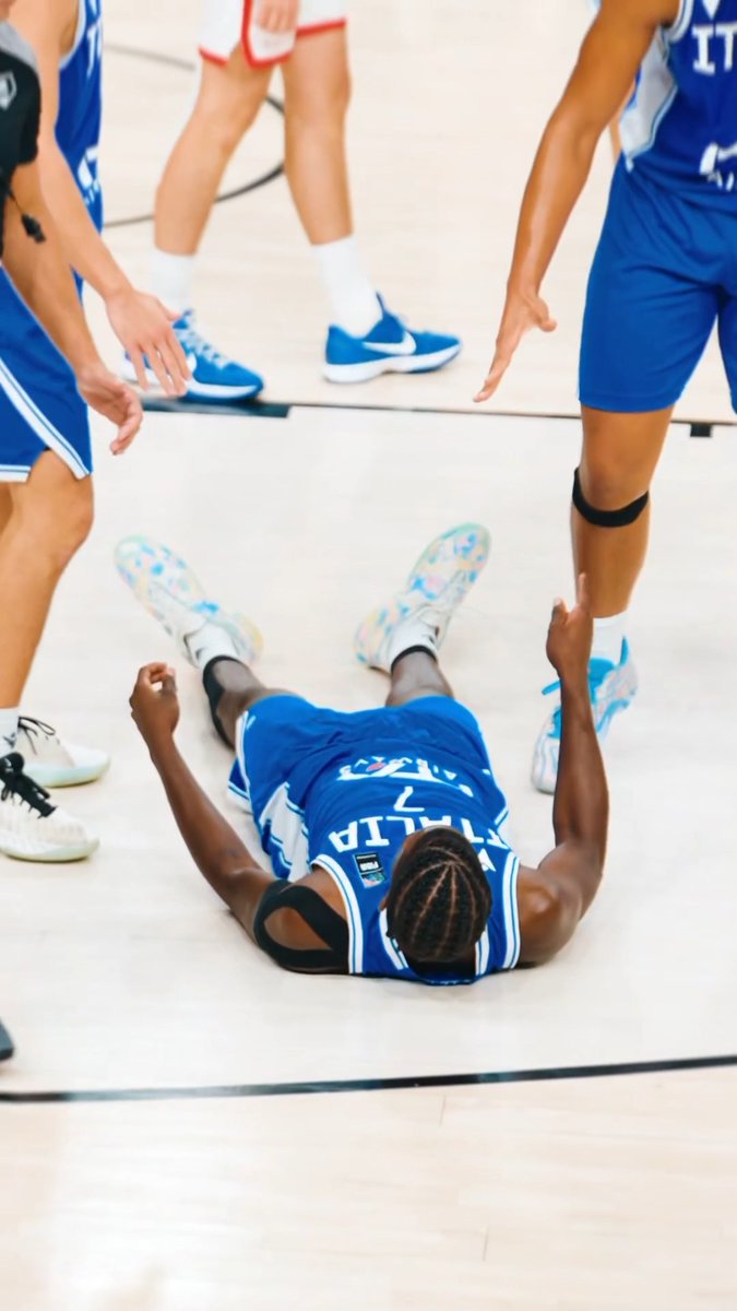 Everybody wants to know what a #U18EuroBasket game would look like without Niang cooking. I guess we'll never know 🤷🇮🇹