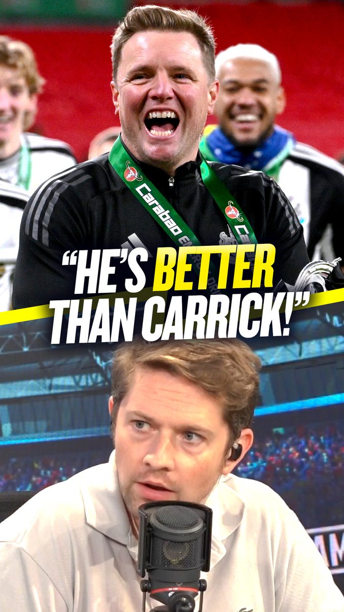 👏 "Virtually every job that comes up, he'll be mentioned." ❌ "Would he get United, Liverpool or Arsenal? No." 👀 "But he's better than Carrick & he's better than Maresca" Rory Jennings predicts Eddie Howe's stock will still rise despite Newcastle departure.