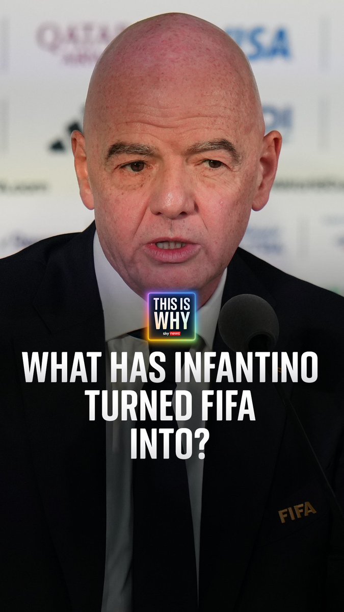 What is the state of Infantino's FIFA? Mhari Aurora is joined by Sky News' sports correspondent Rob Harris, as backlash grows towards the association's head over his World Cup sell-off plan. 🎧