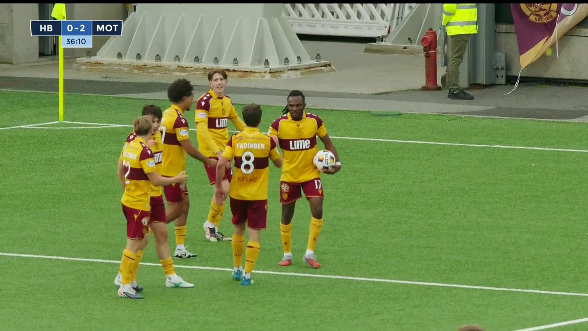 Regan Charles-Cook skips past his man before applying the finish 🔥 Motherwell FC's aggregate lead against Havnar Bóltfelag now stands at 4-0 🙌