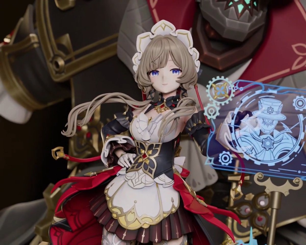 Sandrone and Pulonia figure teaser 🌟 #GenshinImpact #sandrone #原神ㅤ