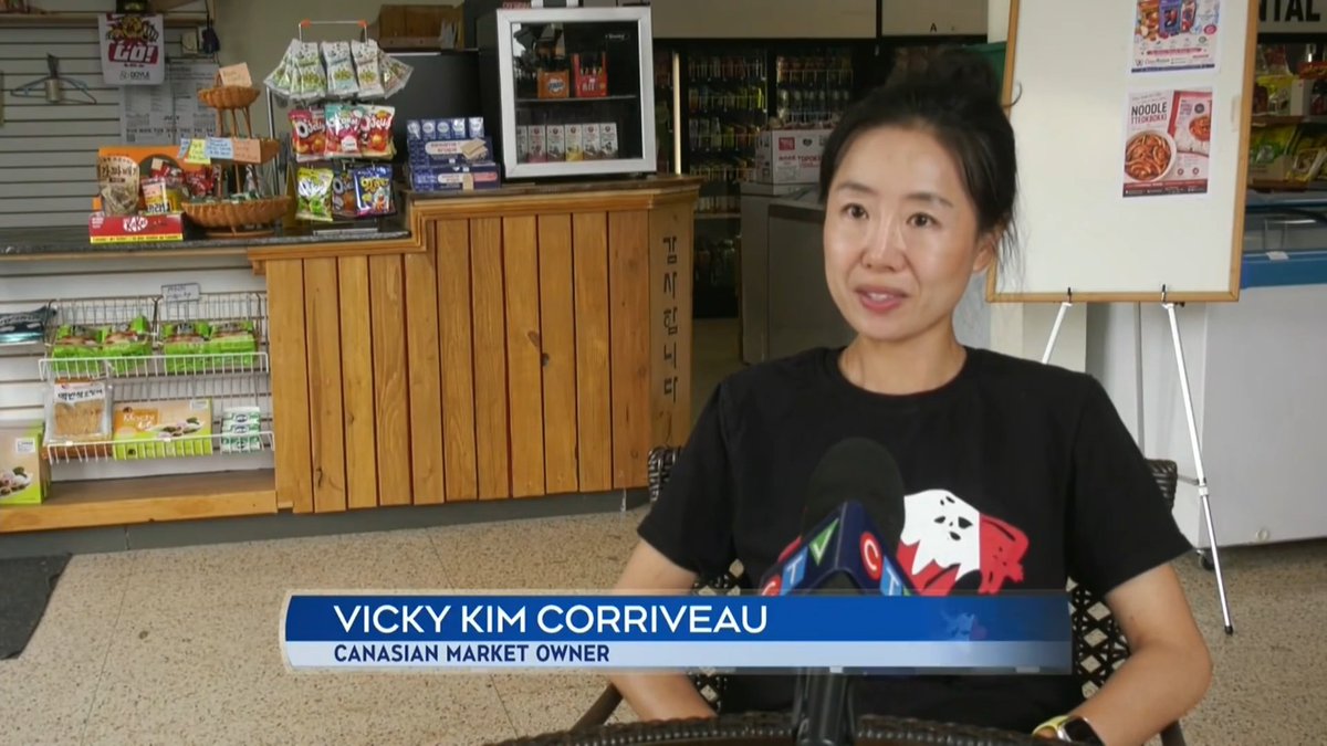 "We don't have this kind of crime in Korea," says Vicky Kim Corriveau, owner of Canasian Market in Moncton, New Brunswick. 🇨🇦 🇰🇷 She's one of thousands of Canadian entrepreneurs growing frustrated with the Liberal government's Crime Crisis. Ref FB Post: