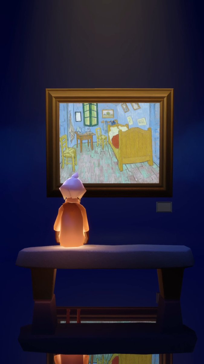 Step into the famous paintings and immerse yourself in the world of Vincent van Gogh 🖼️✨ #art #vangogh #skycotl #dearvangogh
