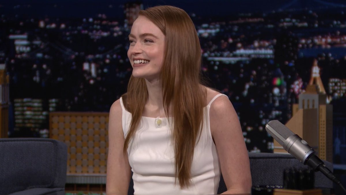 .Sadie Sink is teaming up with Tina Fey to produce a film adaptation of John Proctor is the Villain! #FallonTonight