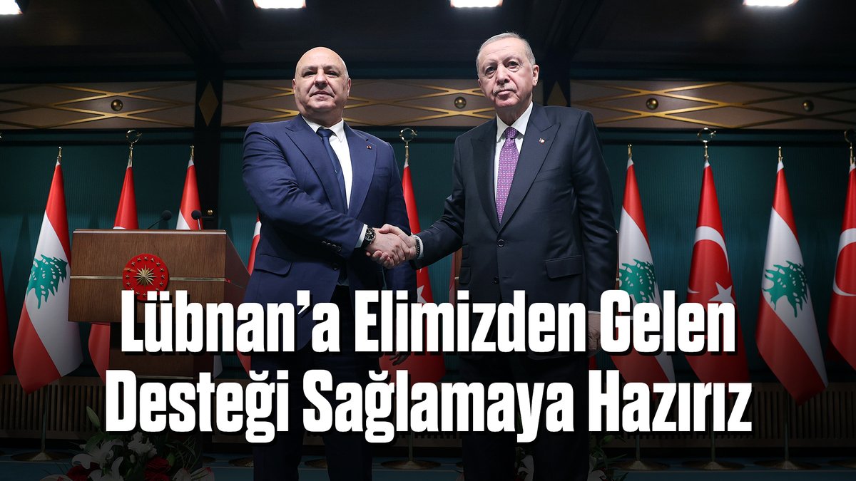 Türkiye olarak İsrail saldırılarından yoğun şekilde etkilenen Güney Lübnan’ın yeniden inşası bağlamında elimizden gelen desteği sağlamaya hazırız. 🇹🇷🇱🇧