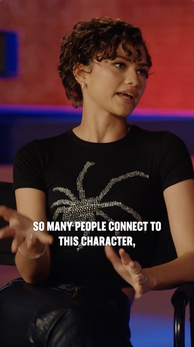 Zendaya praises Tom Holland for his love and dedication to the role of #SpiderMan and to comic book fans.