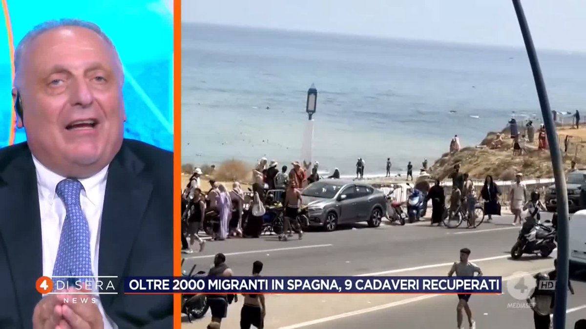 Oltre 2.000 migranti in Spagna: "È ridicolo parlare della chiusura di Schengen, come fa Salvini, come soluzione" Paolo Cento a #4disera News