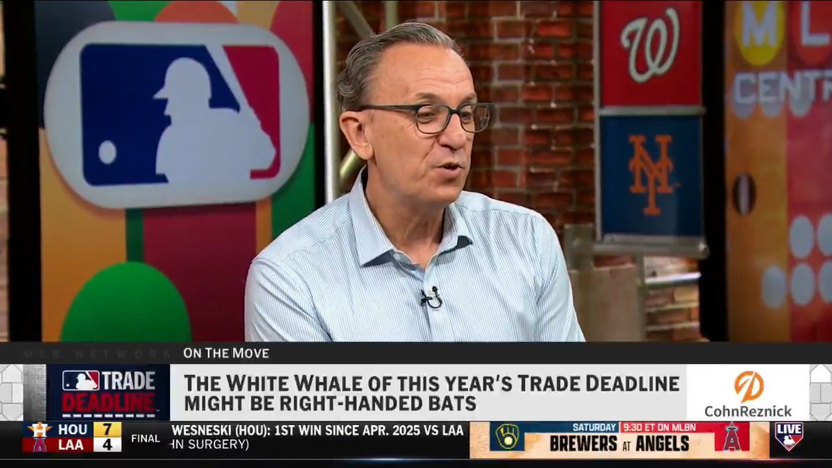 "[Right-handed bats] are hard to find in this marketplace." With the recent rash of injuries to Shea Langeliers and others, Joel Sherman shares how teams looking for RHBs could be scrambling for options 😬 #MLBCentral