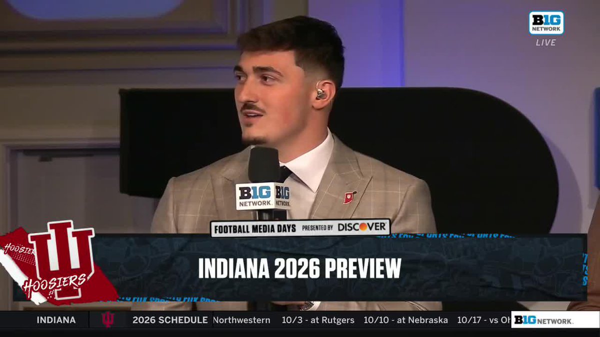 "We're not satisfied with just one year of success." Isaiah "Bones" Jones on defending natty champ Indiana Football's hunger for more 👇