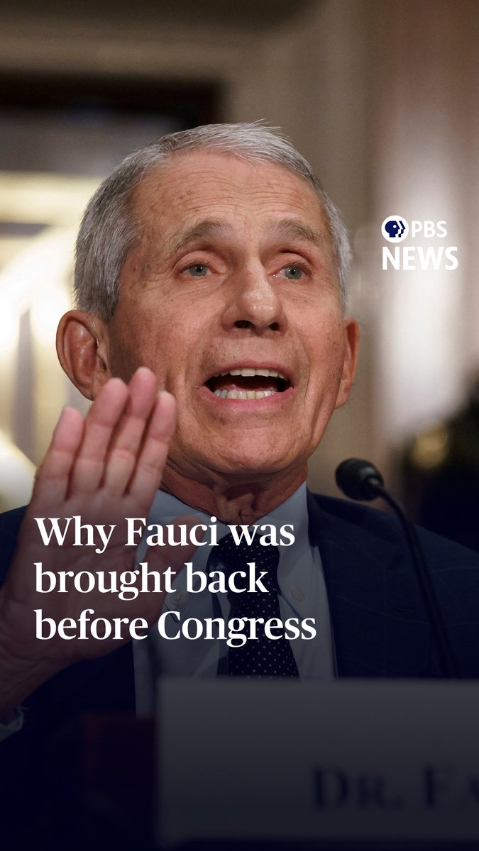 Dr. Anthony Fauci helped lead the White House COVID-19 pandemic response for Presidents Donald Trump and Joe Biden. Fauci, who retired from government service at the end of 2022, appeared before Congress Wednesday under a congressional subpoena. He invoked his Fifth Amendment right and declined to answer senators' questions more than 100 times. Amna Nawaz (amna) discussed the hearing and Fauci's legacy with Katherine Wu, who wrote “The Unmaking of Anthony Fauci” for The Atlantic.