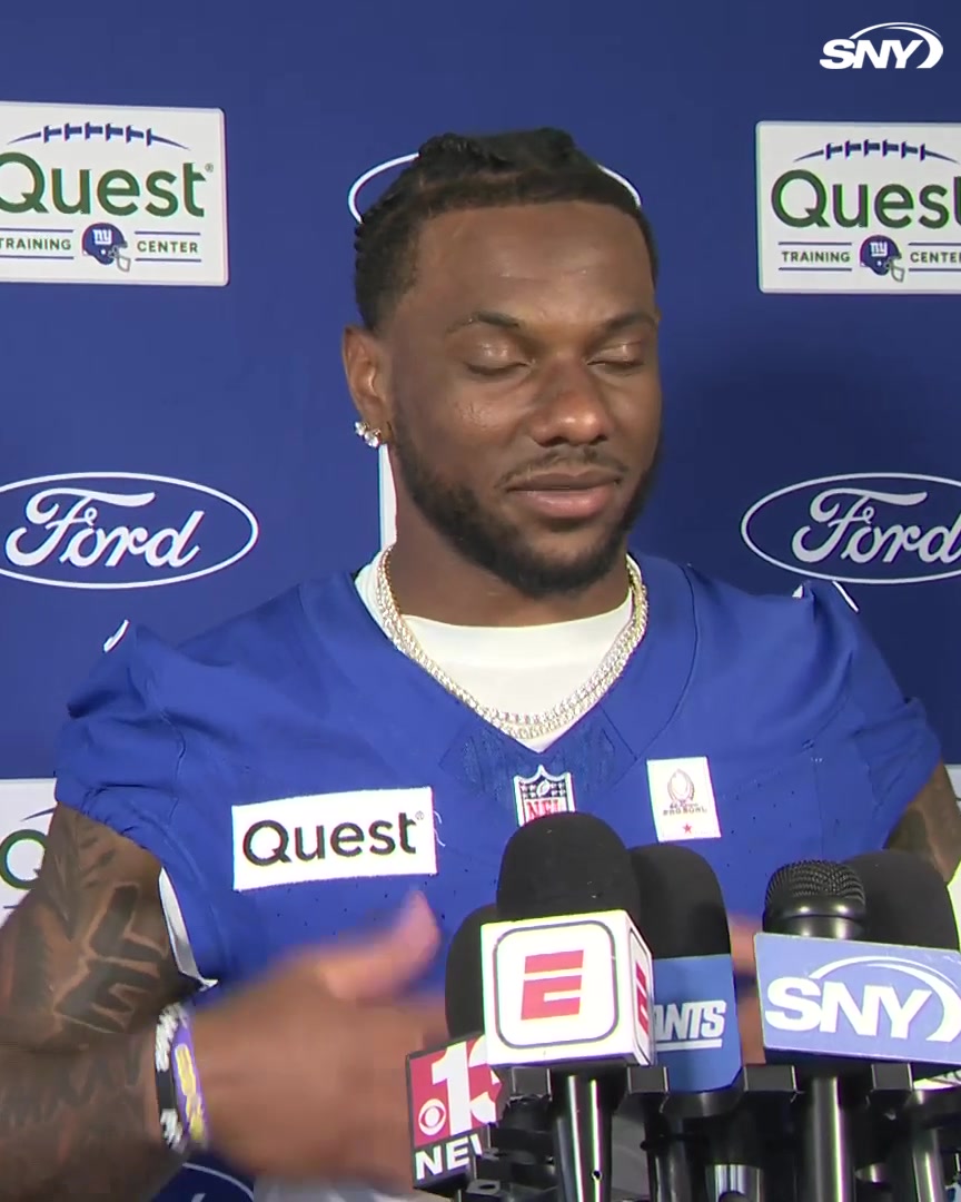 "I like to be a person that you never know my facial expressions. I'm always just smooth and calm, but it felt good to be out there with the guys." Malik Nabers says it felt good to be back on the practice field with his teammates this week: