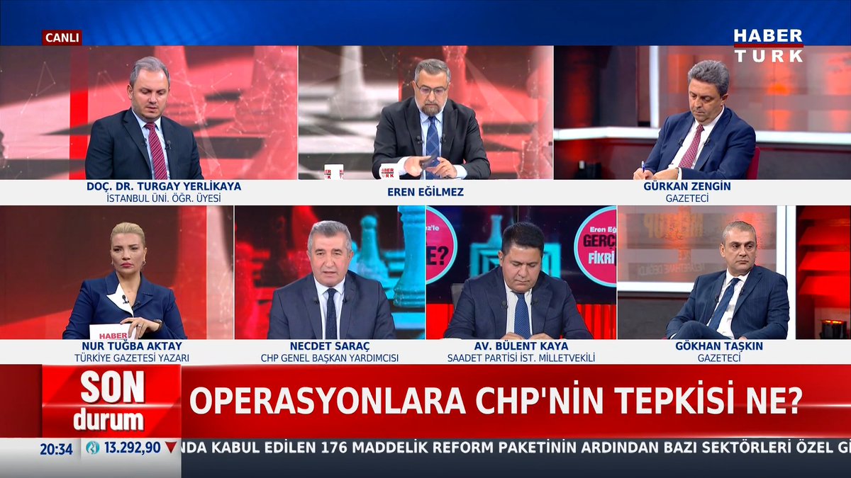 📌Operasyonlara CHP'nin tepkisi ne? CHP Genel Başkan Yardımcısı Necdet Saraç #GerçekFikriNe'de değerlendirdi.