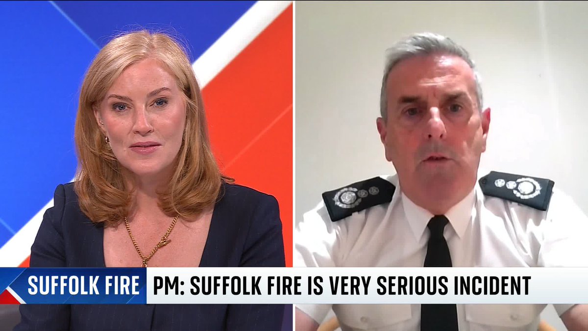 '"This isn't a one-off. This is a kind of change now.' Speaking to @SkySarahJane, Philip Garrigan, Chair of the National Fire Chiefs Council, reveals there have been over 200 wildfires in the last two weeks. 📺 Sky 501, Virgin 602, Freeview 233