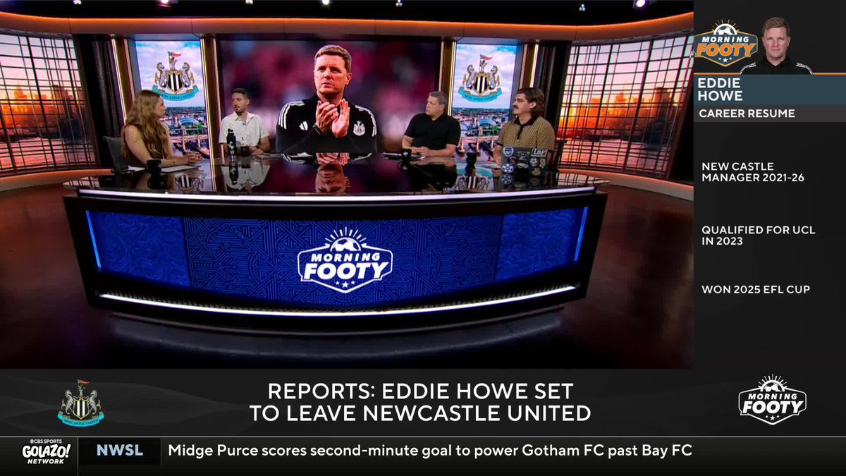 "I'm very surprised at the timing" 🤔 @TomBogert and Nico Cantor weigh in on Eddie Howe's surprising reported departure from Newcastle ⚫⚪