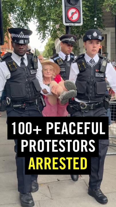 🚨BREAKING: More than 100 peaceful protestors have been arrested today under terror laws. Amnesty legal observers attended to document the arrests and any human rights violations. The arrests are yet another attack on freedom of speech. Those arrested today could face very long prison sentences simply for peacefully opposing the government, over their abuse of counterterrorism powers to punish direct action protests. This is part of an ongoing crackdown on our right to protest, one of the most effective tools we have to hold our leaders to account for risking complicity in the genocide in Gaza, the climate crisis and other vital human rights issues. We must see an end to these extreme and punitive measures, and the proscription of Palestine Action lifted.