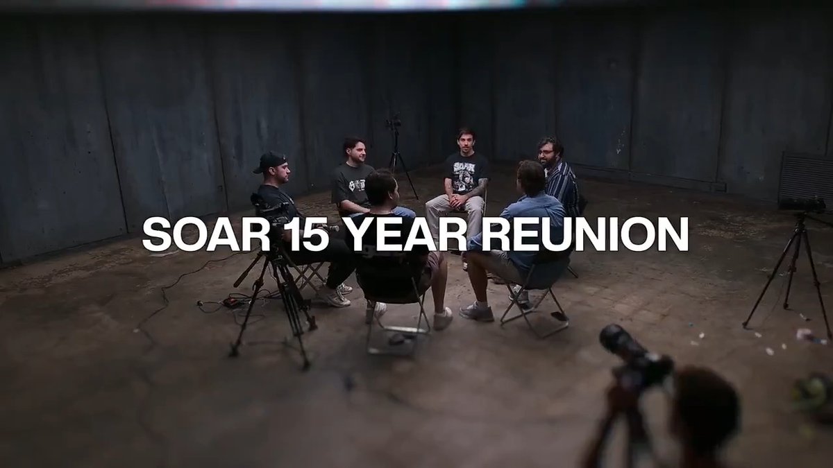 the boys reunited to sit down and talk about the story of SoaR for our 15 year anniversary, let's take it from the top watch the full video on our YT