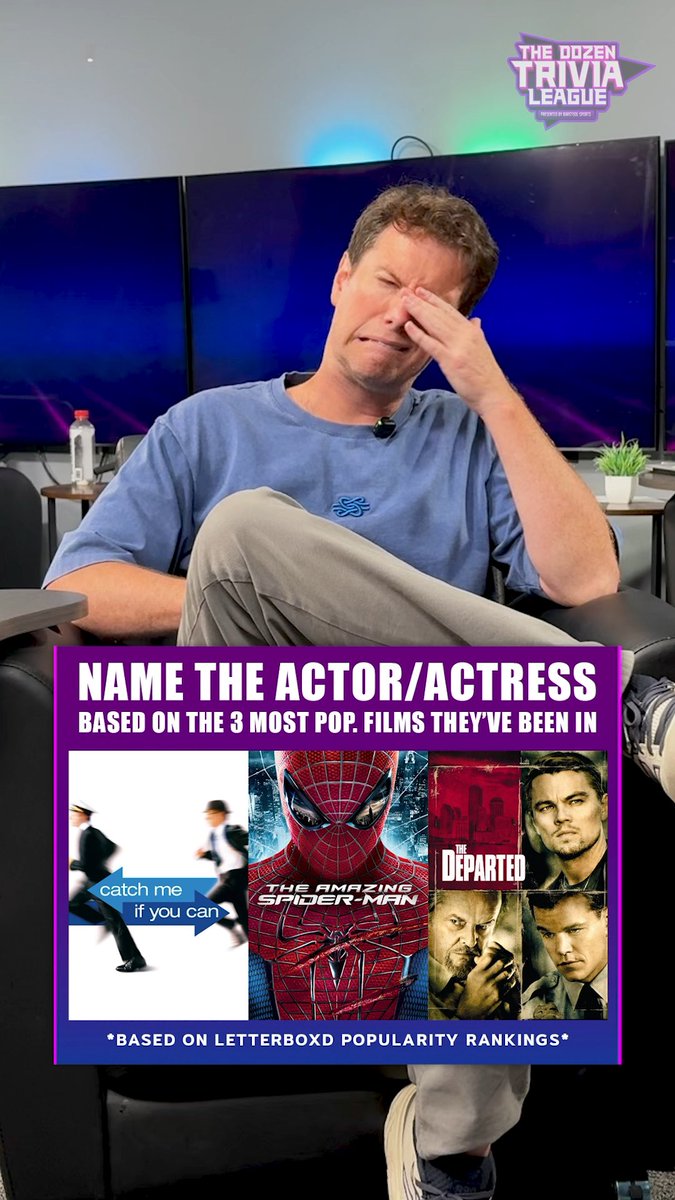 Can you identify this actor/actress based on the three most popular films they’ve appeared in? Project Big Screen • CATCH ME IF YOU CAN • THE AMAZING SPIDER-MAN • THE DEPARTED