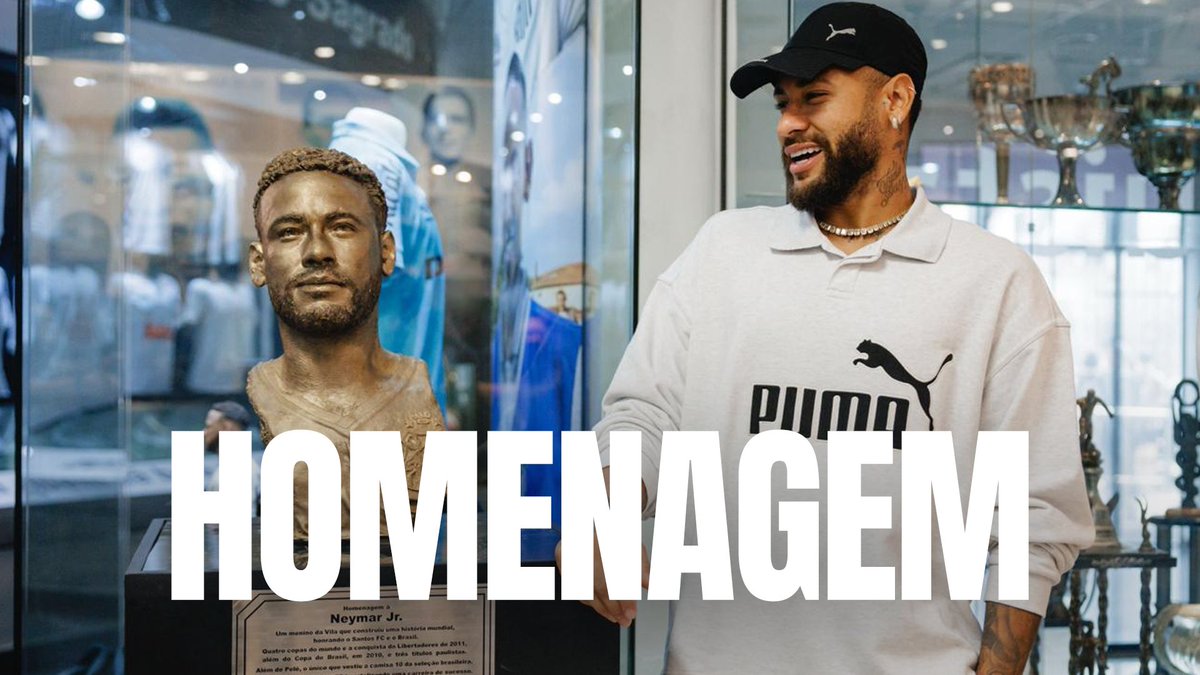 Os bastidores da inauguração do espaço dedicado a Neymar Jr no Memorial das Conquistas. Uma homenagem especial ao nosso Príncipe da Vila! 🔟✨