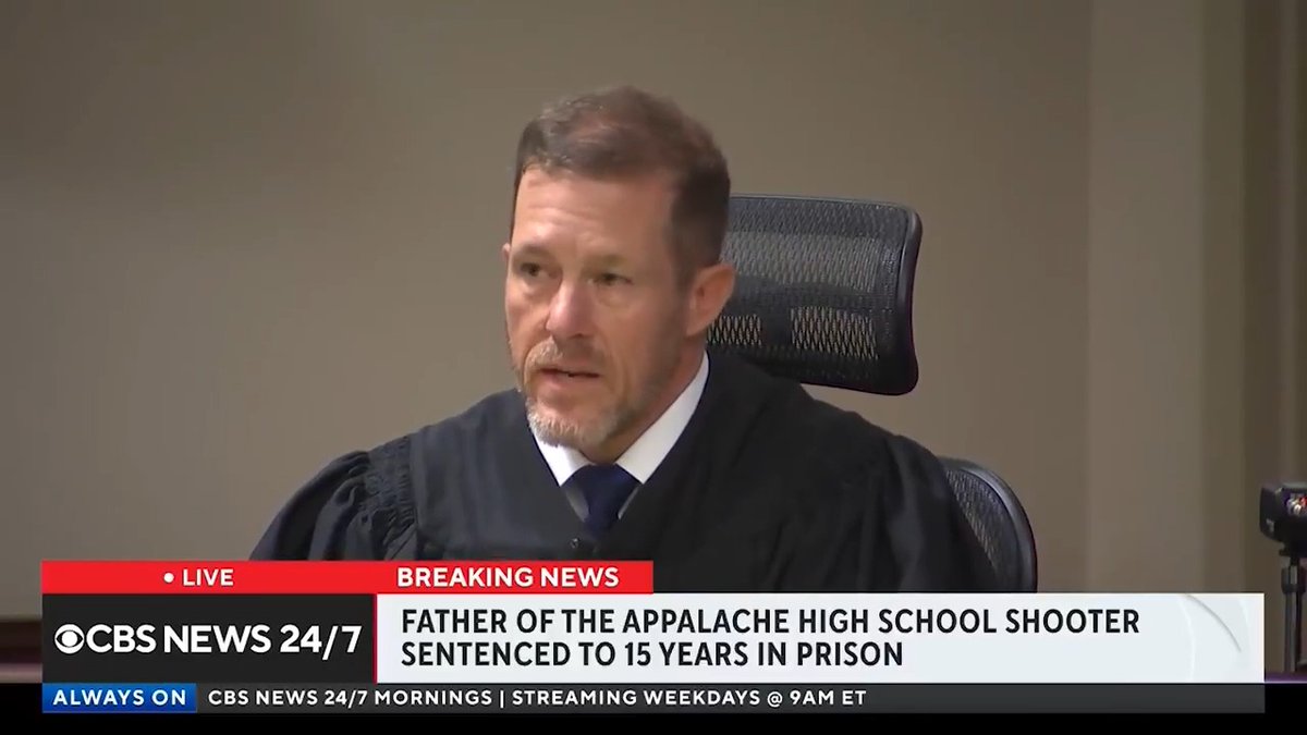 Apalachee High school shooter's dad sentenced to 15 years.