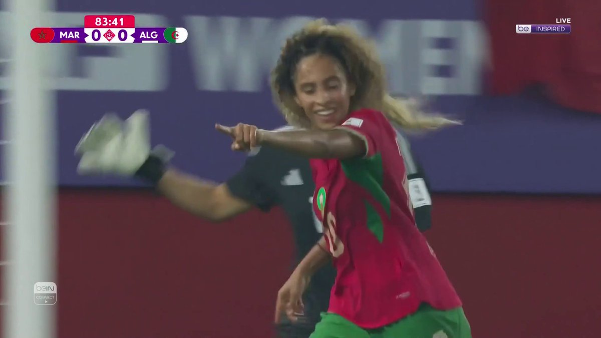 المنتخب المغربي يتقدم على نظيره الجزائري بهدفٍ في الدقائق الأخيرة من عمر المباراة #كأس_أمم_إفريقيا_للسيدات2026