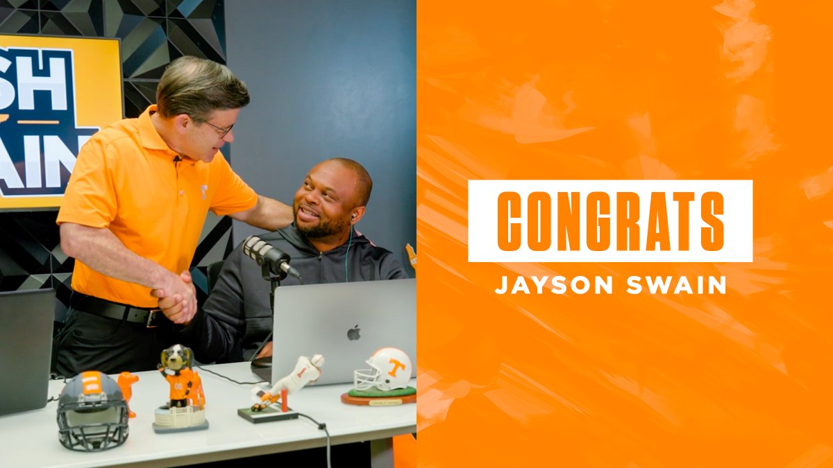 A familiar face (and voice) has been named the new football analyst on the Vol Network. Congrats, VFL Jayson Swain! #GBO 🍊