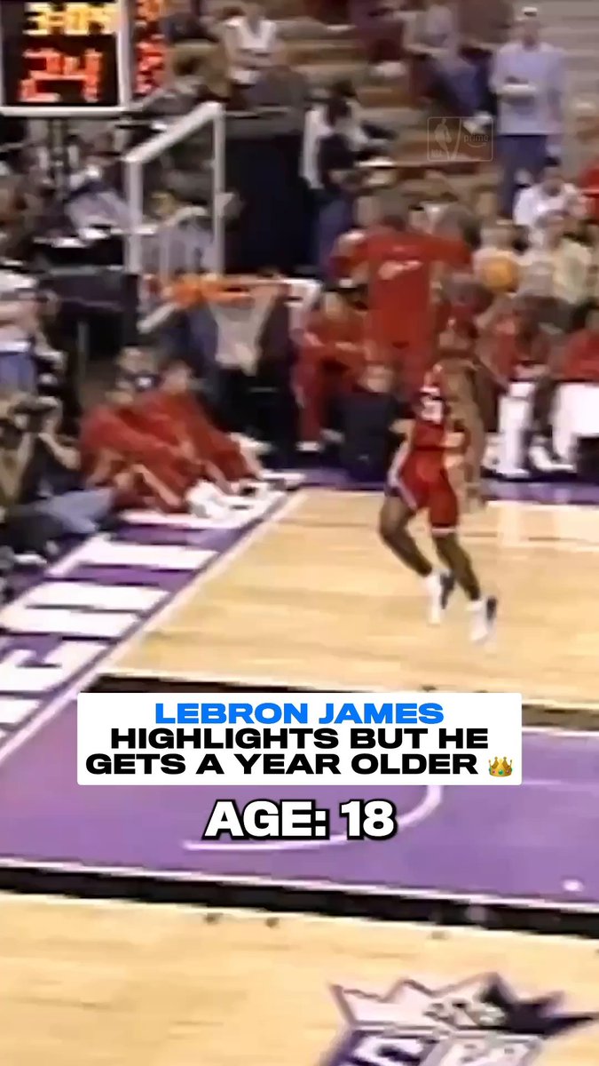 A trip down memory lane โช Which age of LeBron is your favorite? ๐ LeBron James