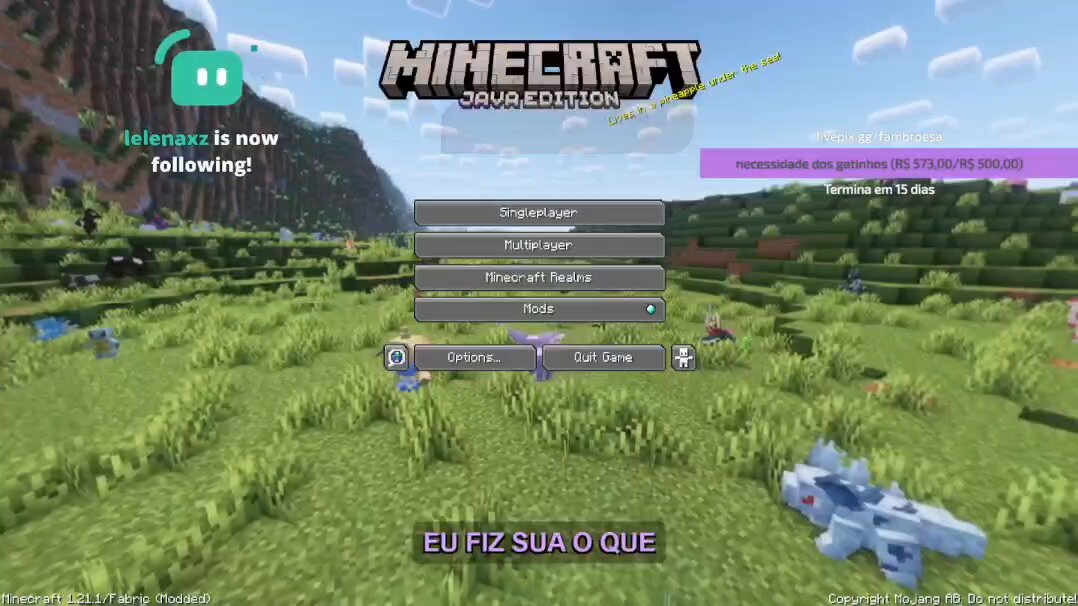 O caso da streamer que na sua primeira live ja bateu a meta em 10 min kjakskakakkk 06 💜