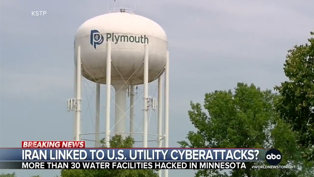 ABC News has learned that federal and state authorities are investigating a series of cyberattacks targeting dozens of water plants in Minnesota. Investigators believe that Iran may be behind the attacks. Pierre Thomas reports.