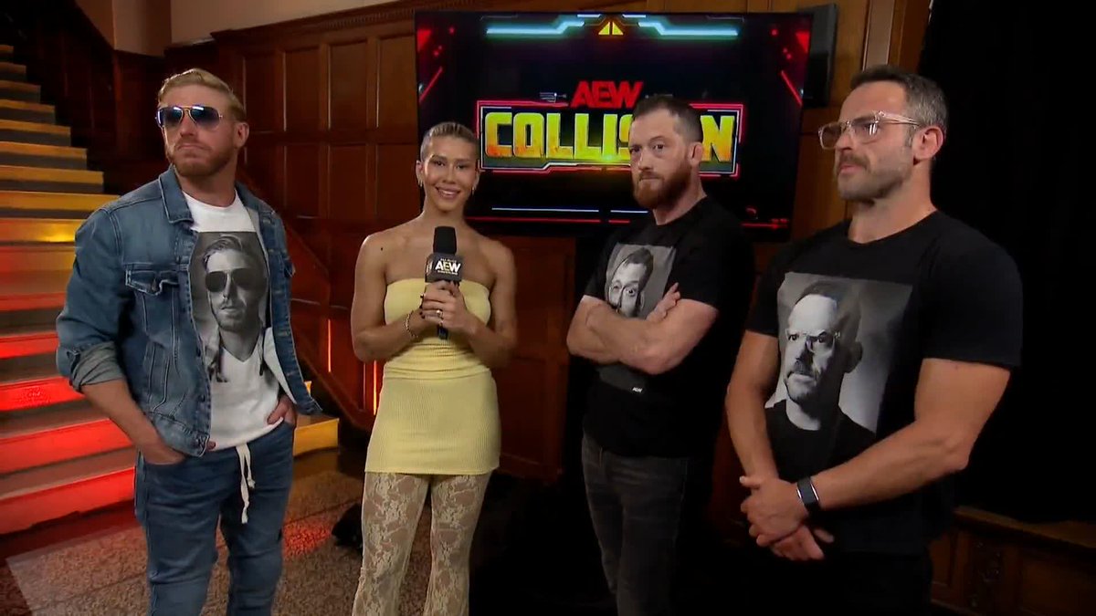 The Conglomeration’s @OrangeCassidy, @KORCombat & @RoderickStrong have a plan to regroup after last night’s #AEWDynamite, but tonight, their focus is on the #ALSIceBucketChallenge! Watch #AEWCollision LIVE on TNT & HBO Max