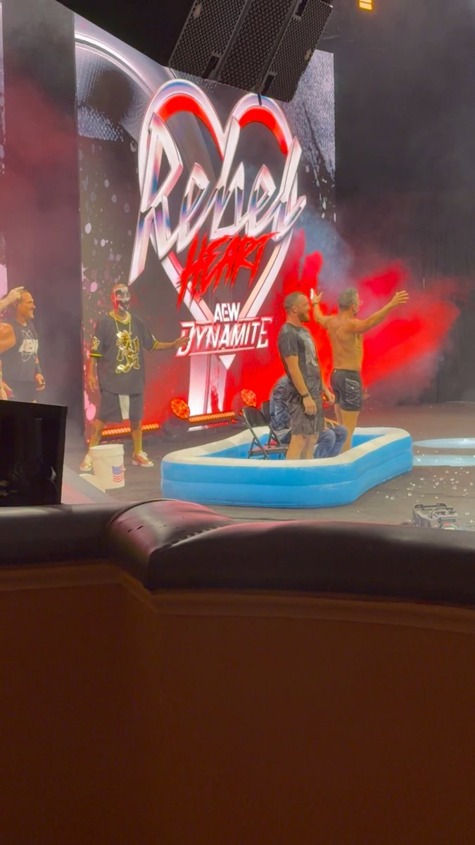 Six rebels showing their Rebel Heart We love you Rebel #AEWCollision is live on TNT and HBO Max